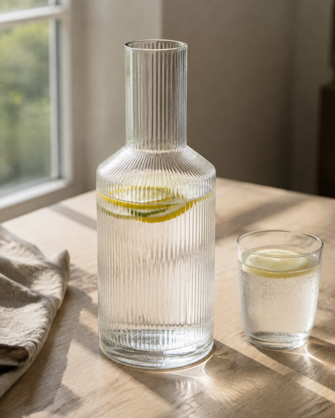 Fluted Carafe