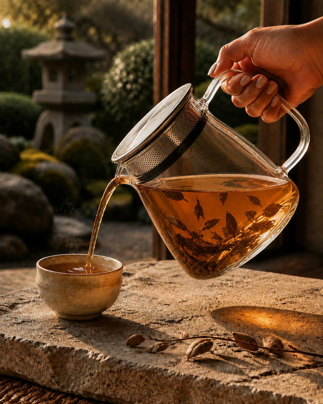Ember Bloom Tea Pot