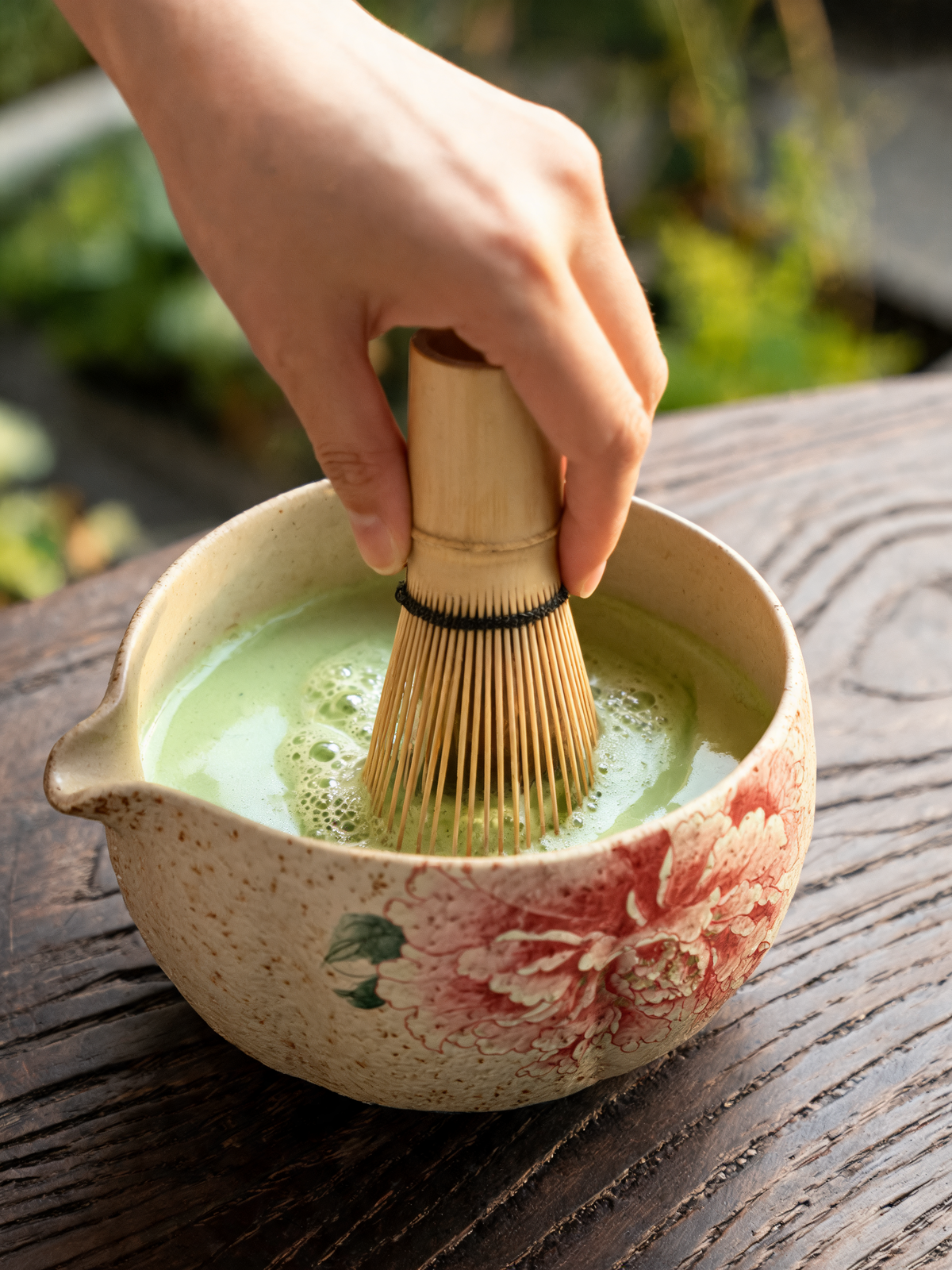 Botan Matcha Bowl 550 ml wide flared matcha bowl