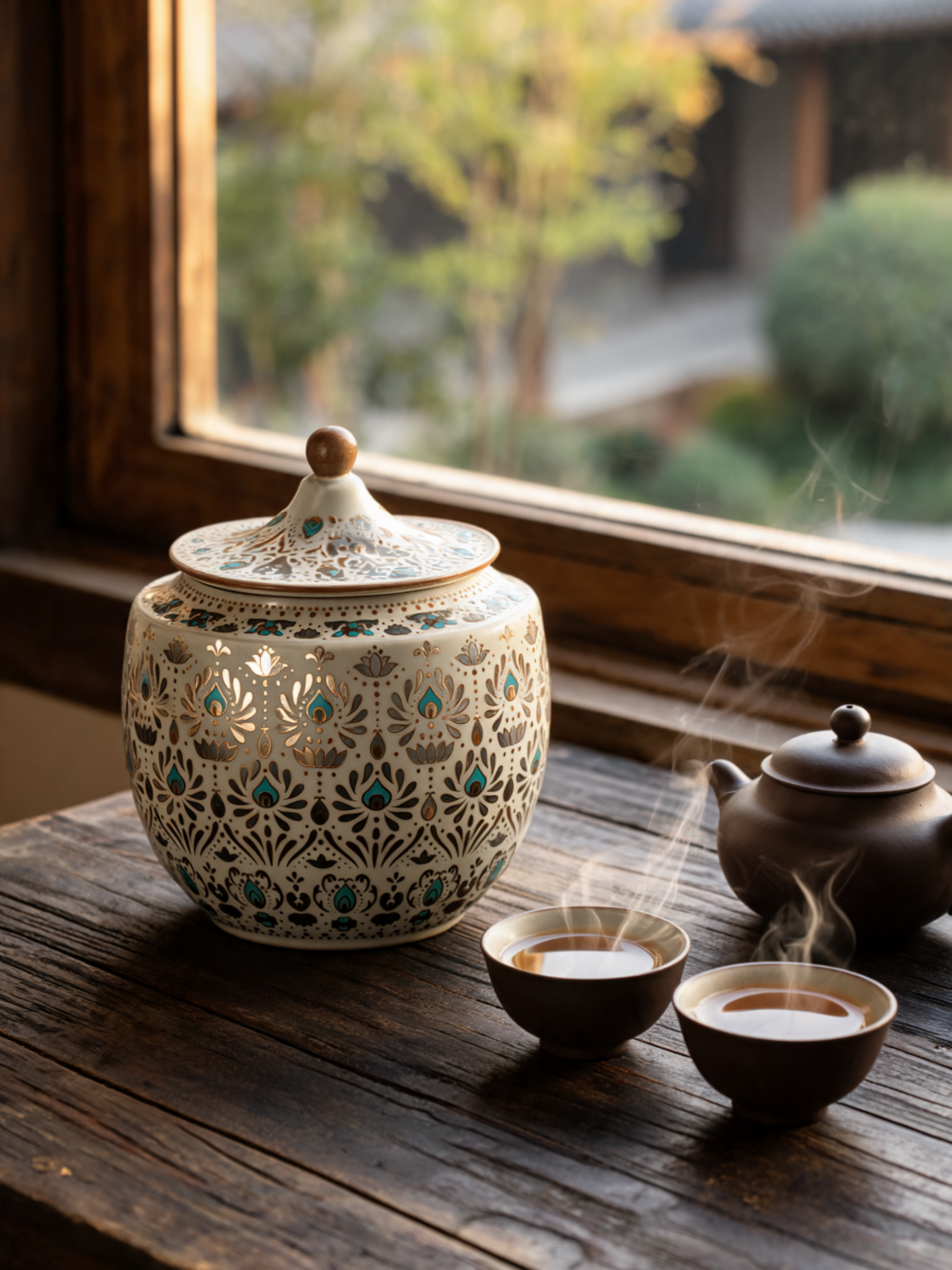 Dunhuang Jar high fired ceramic tea vessel from Dehua