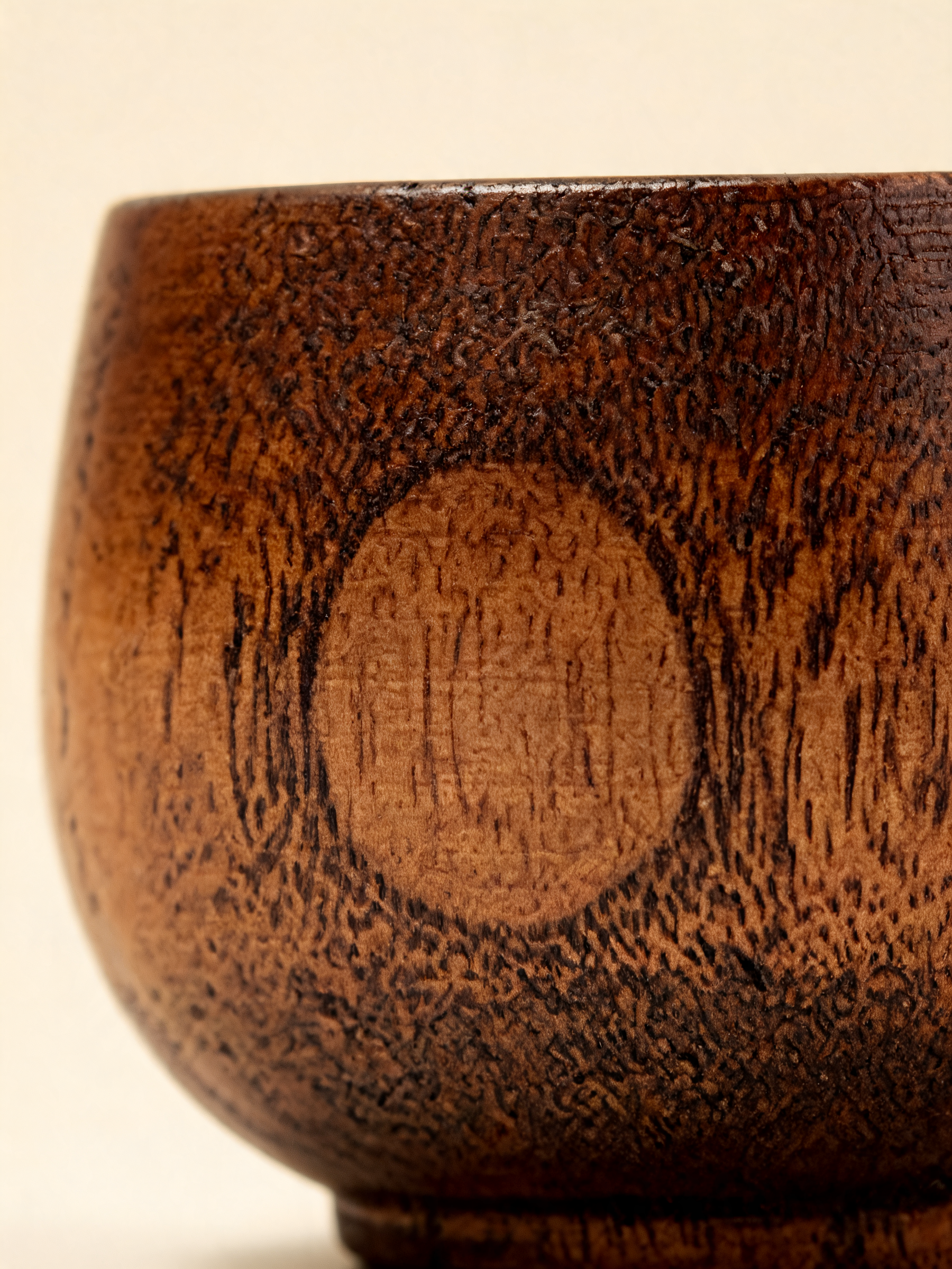 Jujube Wood Petite Tea Cup