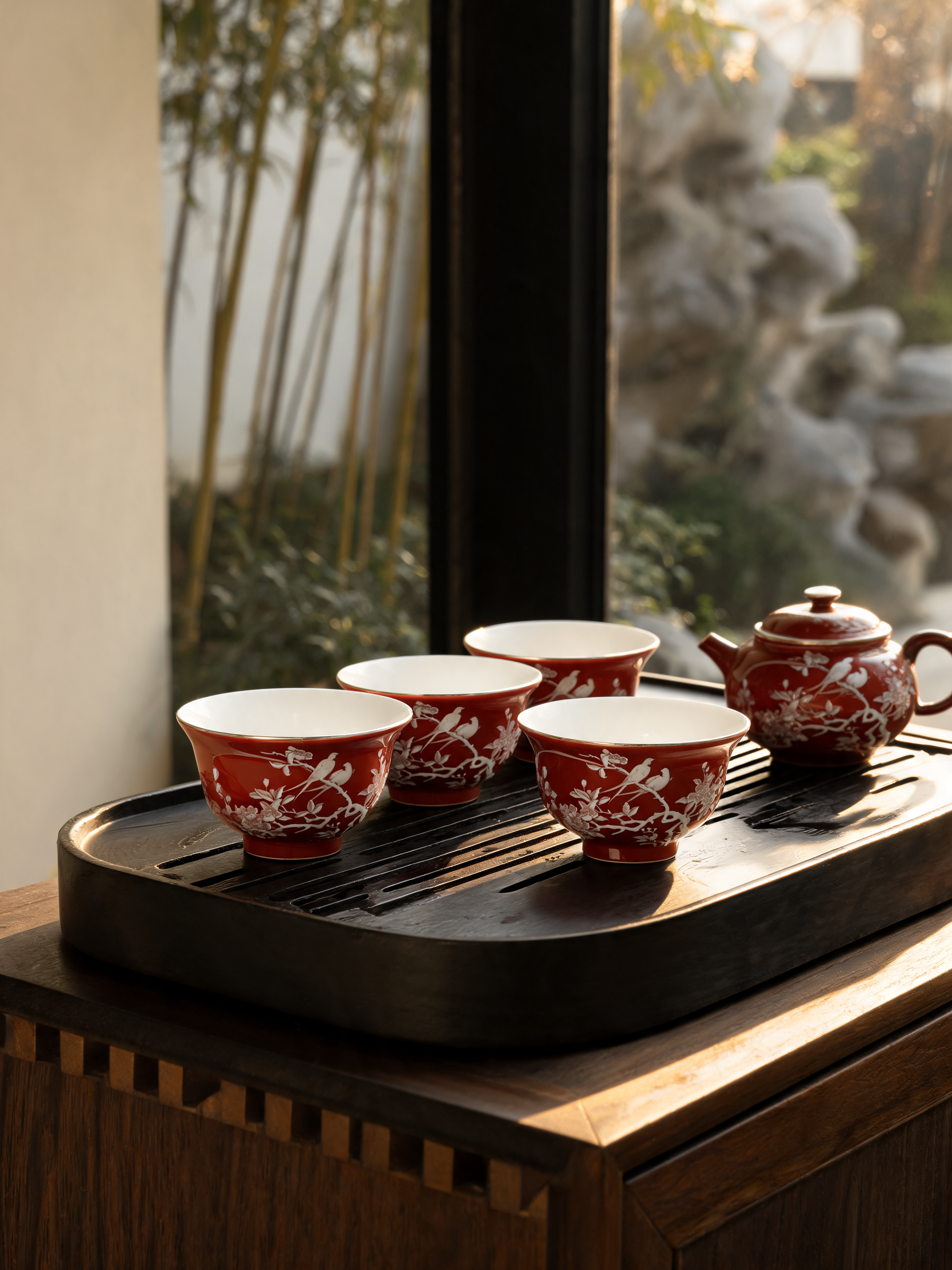 Coral Red Yashou Cup