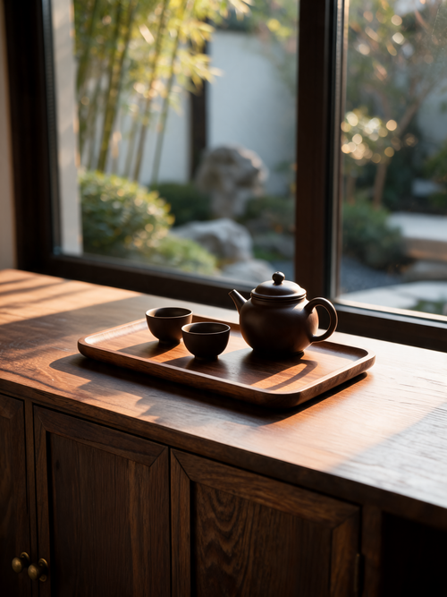 Acacia Wood Tea Tray