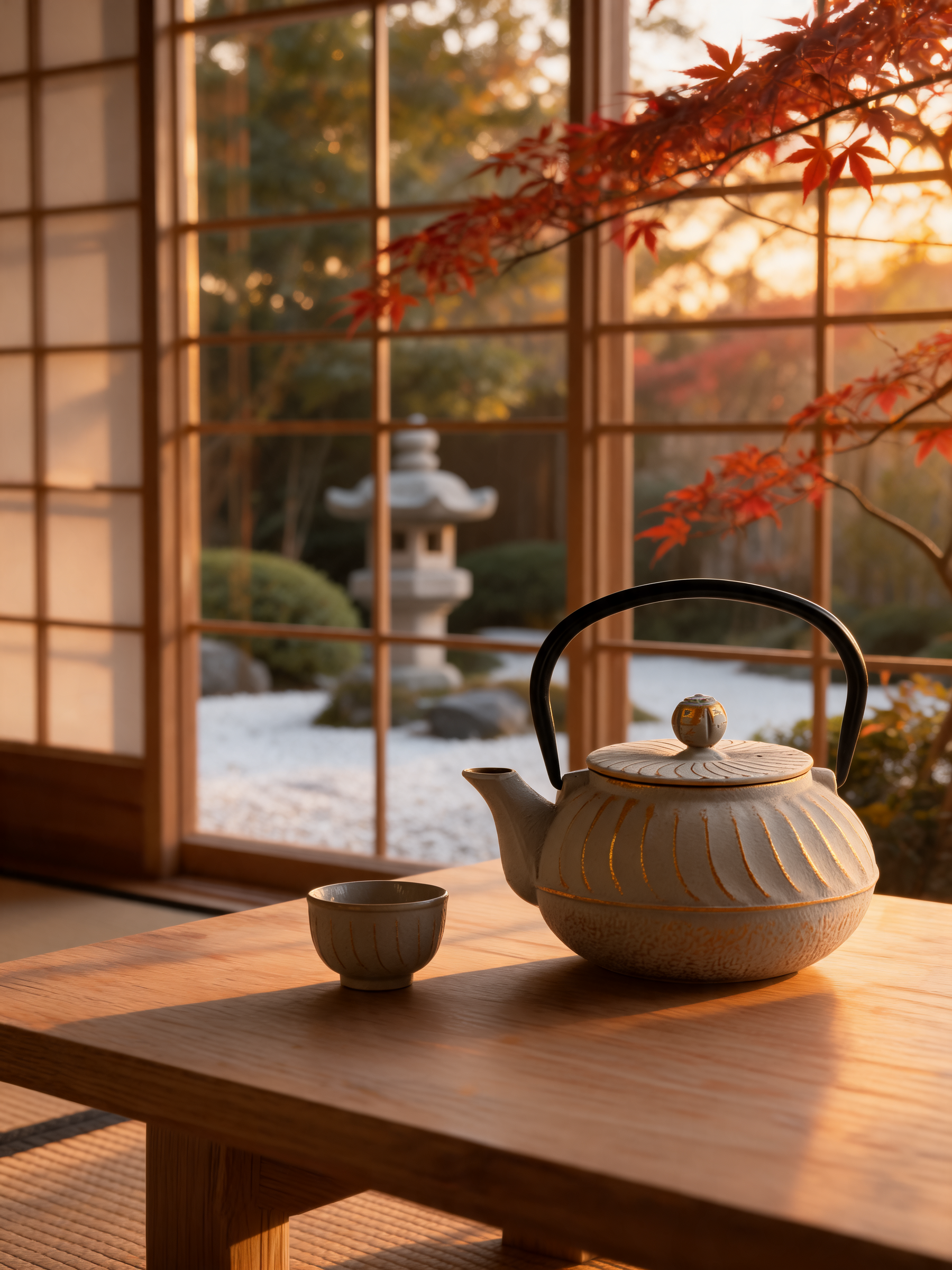 Uzu Cast Iron Tea Pot