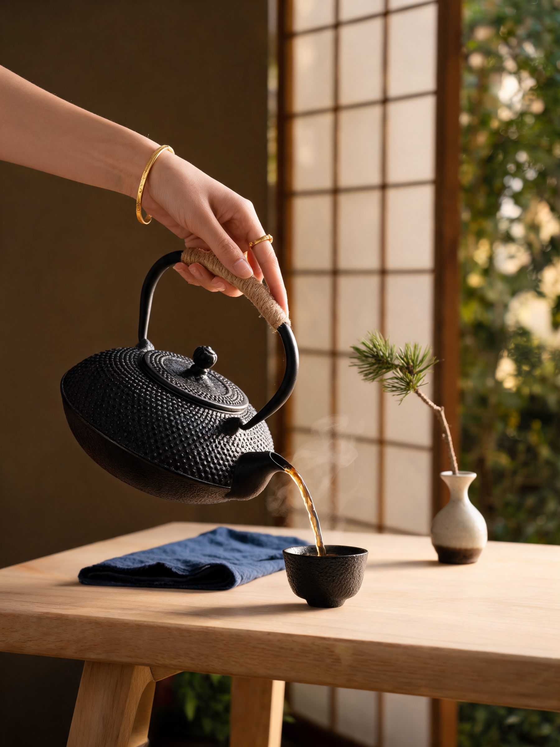 Hira Cast Iron Tea Pot