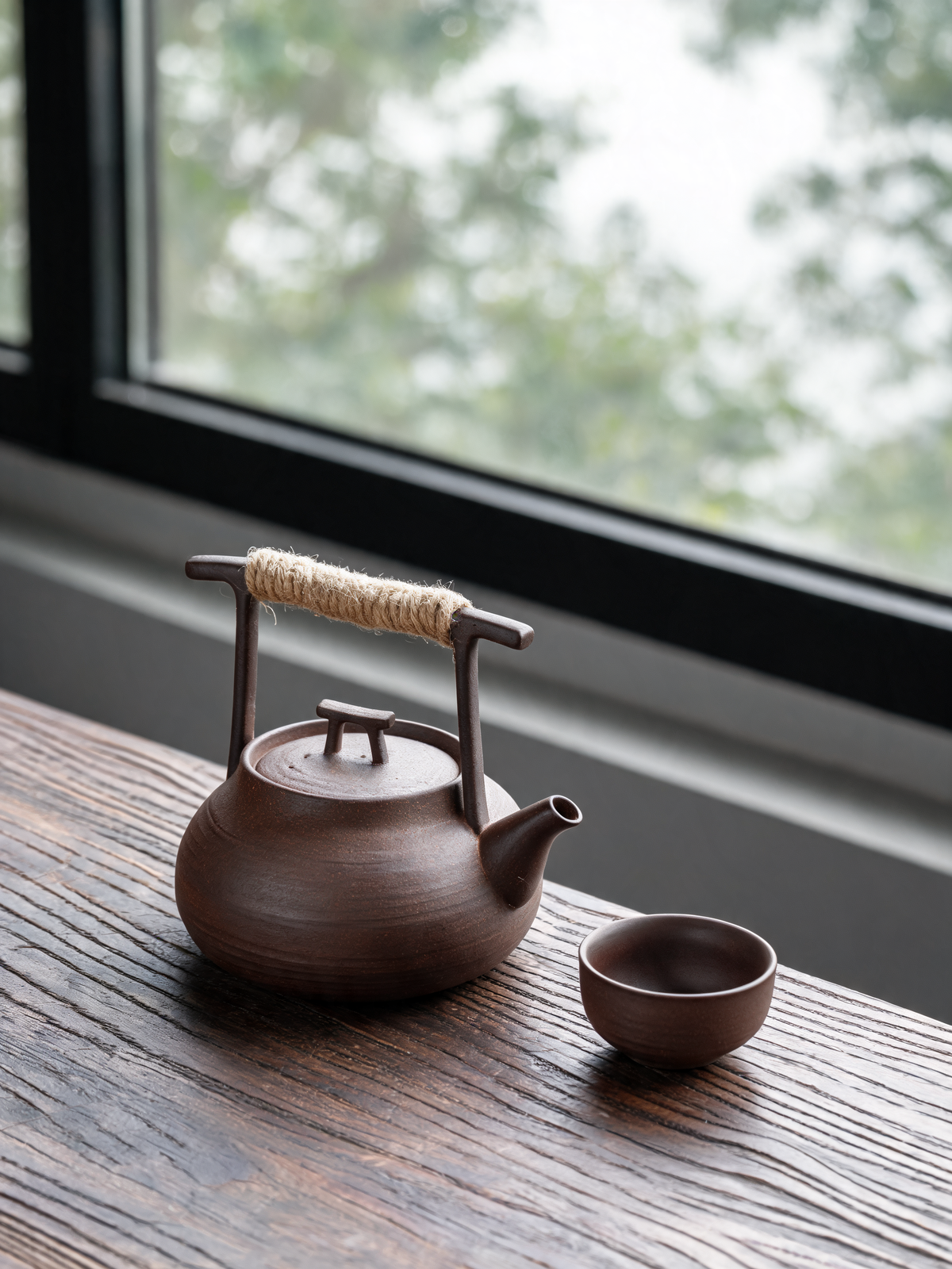 Shanyuan teapot displayed as a decorative tea object