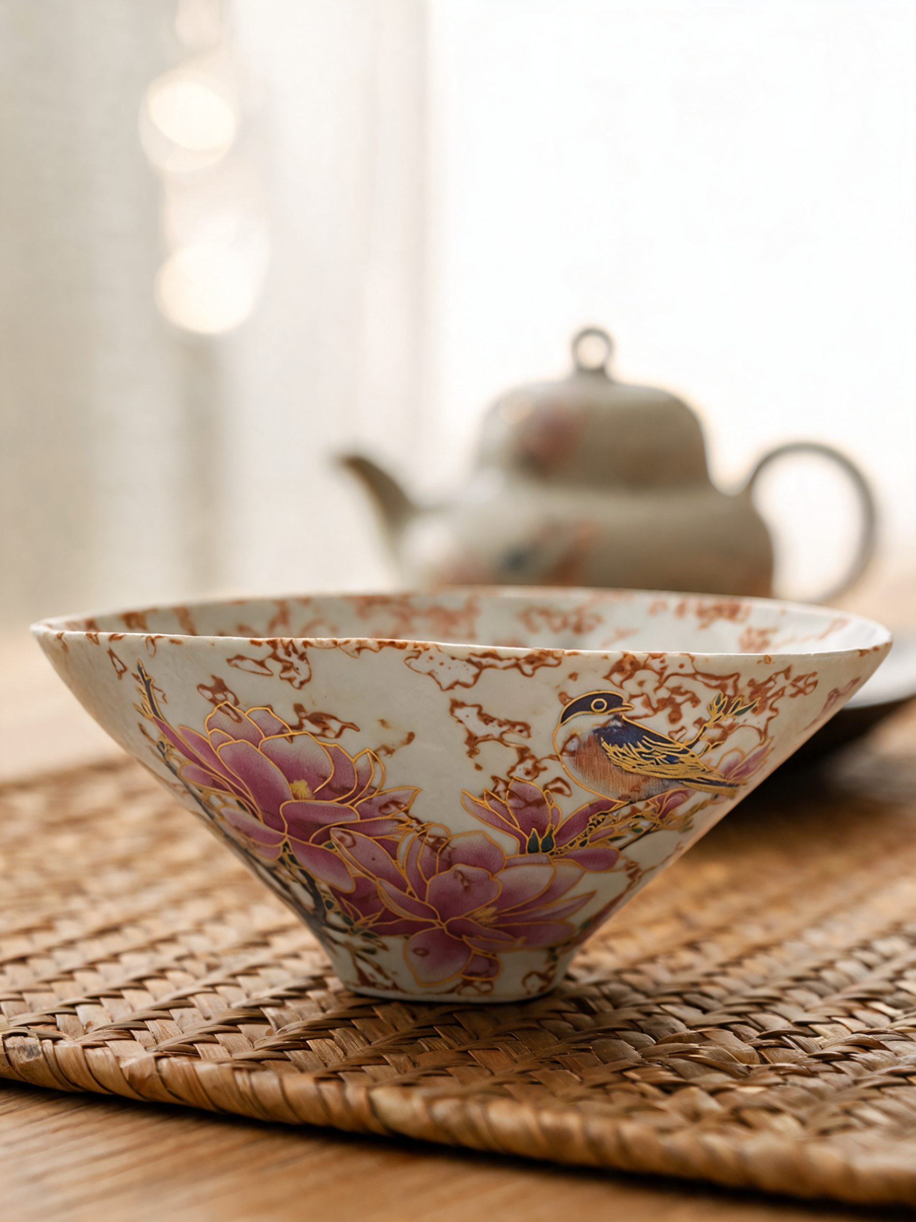 Sparrow Song Cup broad low conical Douli silhouette
