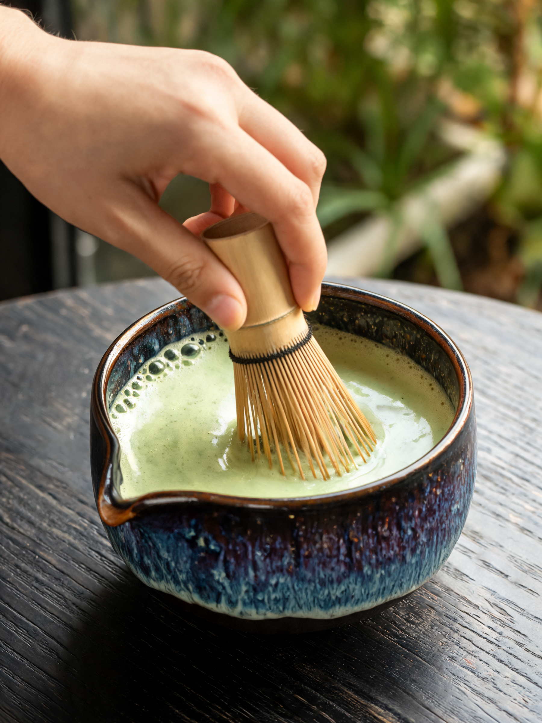 Yaobian Matcha Bowl 500 ml matcha bowl with pouring spout